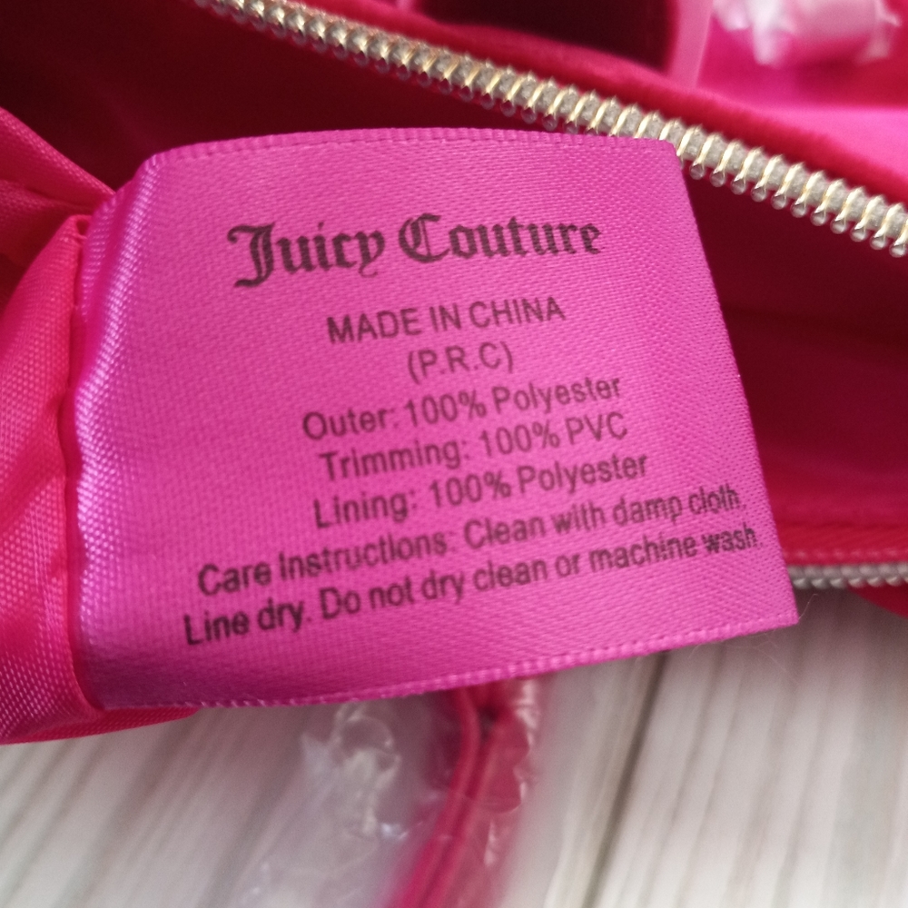 NEW Juicy Couture Pink Velvet Mini Backpack - Picture 6 of 9